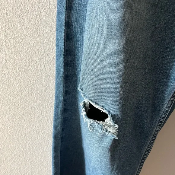 ✅ NWOT - Calvin Klein Jeans - Distressed High-Rise Straight Leg Jeans - Size 30 - Picture 8 of 12